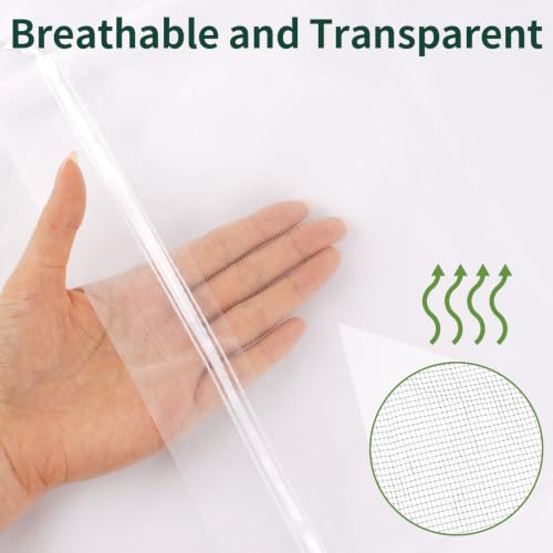 50 Pcs Fruit Protection Bags, 8×12 in Mesh Cover Nets for Tree, White - color: White, size: 8×12 in