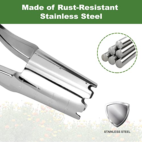 Haliaeetus Bulb Planter Tool, 4 inches Depth Mark Hand Bulb Planter - size: 4'' Depth Mark Bulb Planter Tool