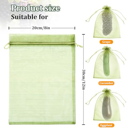 50 PCS 8X12 inches Fruit Protection Bags, Fruit Bags for Fruit Trees - size: 8X12