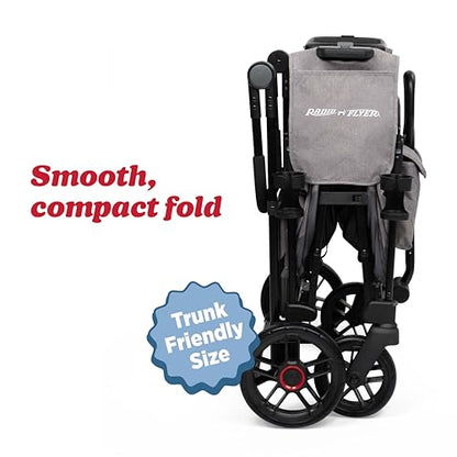 Radio Flyer Pathfinder 4-Seat Stroller Wagon, for Kids 6+ Months, UV Canopy - size: 4 Seats