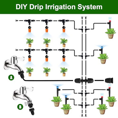 260 FT Drip Irrigation System