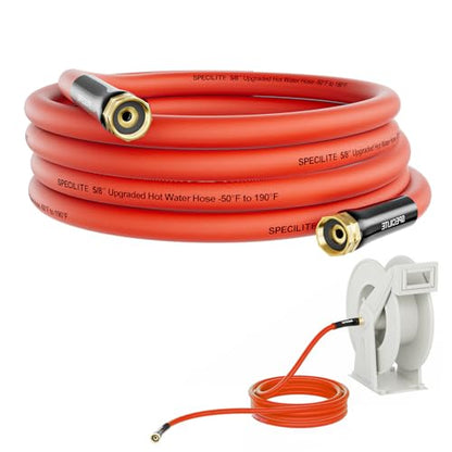 SPECILITE 5/8" x 20FT Female to Female Hot/Cold Leader Garden Water Hose - size: 20FT 5/8" ID Female to Female