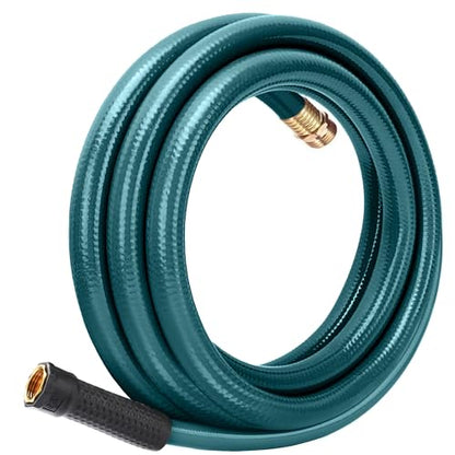 Worth 3/4 in. x 10 ft Green Leader PVC Garden Hose, Male to Female Fittings - color: Green, size: 3/4" x 10ft' (10feet)