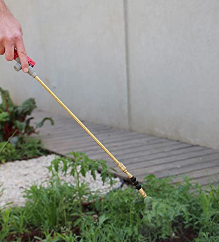 TABOR TOOLS 1.3 Gallon Lawn and Garden Pump Pressure with Pressure Relief Valve, Adjustable Shoulder Strap and Telescopic Adjustable Wand and VITON Seals. N50VA. - size: 1.3 G + viton wand
