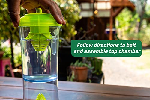 RESCUE! WHY Trap for Wasps, Hornets, & Yellowjackets – Hanging Outdoor Trap - 5 Traps
