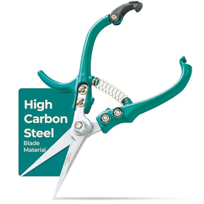 Modern Sprout Pruning Shears - Garden Snips - Herb Scissors - Ocean 1-Pack - color: Ocean