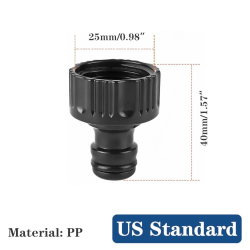 QRITY 3/4" Hose Connector, Female Threaded Fittings, 1 Pack - size: G