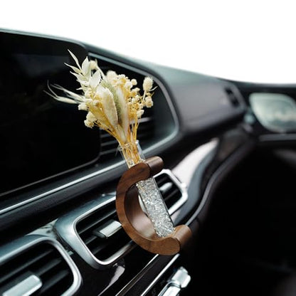 Air Vent Clip Bud Vase, Mini Plant Propagation Station, Boho Car Decor Accessories, Gifts for Women (Set B) - size: Set B