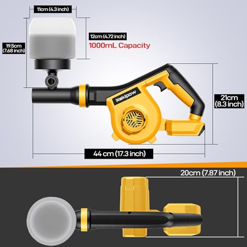 Cordless Handheld Fertilizer Spreader Compatible with Dewalt 20V