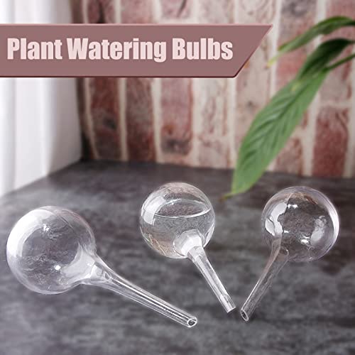 8 Pcs Clear Plant Watering Globes,Plastic Self-Watering Bulbs,Automatic Watering Globes,Garden Water Device for Plant Indoor Outdoor - size: Clear-8 Small