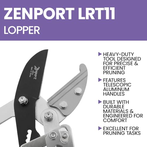 Zenport LRT11 Telescopic Ratchet Anvil Lopper, 23.5-Inch to 35.8-Inch - style: Anvil