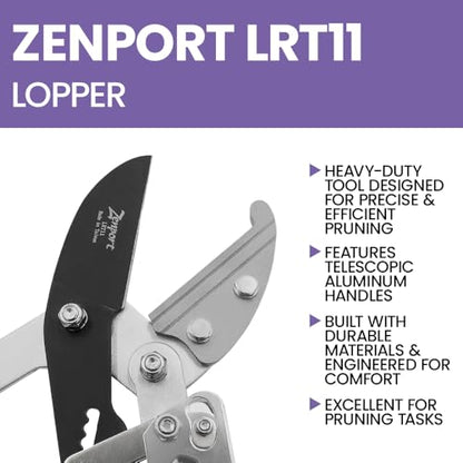Zenport LRT11 Telescopic Ratchet Anvil Lopper, 23.5-Inch to 35.8-Inch - style: Anvil