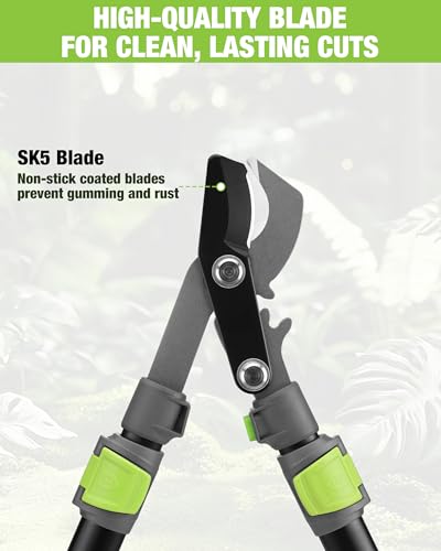 WORKPRO Extendable Bypass Lopper for Gardening, 25-37" Branch Cutter - size: 1PC- 25"-37" Lopper