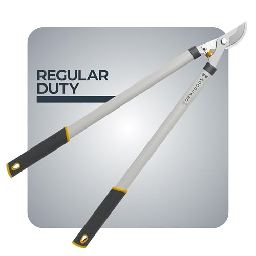 Woodland Tools Regular Duty Lopper – 28 Inch Manual Branch Cutter with Bypass Blade and Non Slip Grip – Lightweight Tree Trimmer for Gardening, Shrubs, and Small Branches - style: Regular Duty Lopper