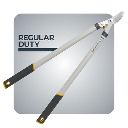 Woodland Tools Regular Duty Lopper – 28 Inch Manual Branch Cutter with Bypass Blade and Non Slip Grip – Lightweight Tree Trimmer for Gardening, Shrubs, and Small Branches - style: Regular Duty Lopper