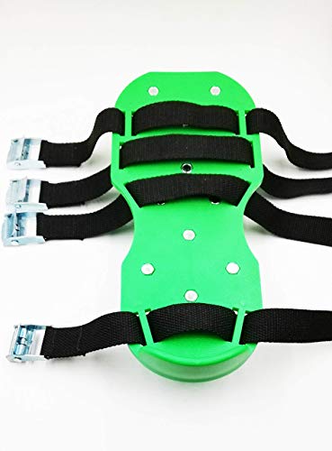 6.8 cm Spikes - Lawn Aerator Spike Shoes with Heavy Duty Metal Buckles, 4 Adjustable Straps and Sharper Spikes for Effective Soil Aeration for Greener Yard, 6.8 cm (About 2.7 inch) Spikes