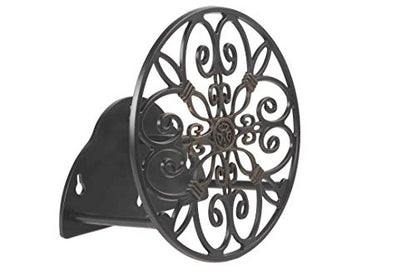 Liberty Garden Products 670 Wall Mounted Decorative Hose Butler, Holds 125-Feet of , Black - size: 1 Count (Pack of 1)