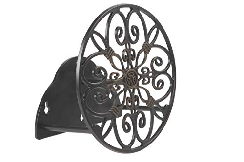 Liberty Garden Products 670 Wall Mounted Decorative Hose Butler, Holds 125-Feet of , Black - size: 1 Count (Pack of 1)