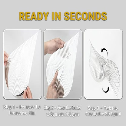 Reflective Bird Deterrents for Outside, Woodpecker Repellent - size: Big Drop Water