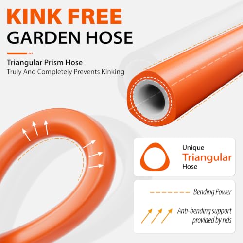 SPECILITE Heavy Duty Garden Hose 200ft x 5/8" for Hot Cold Water - size: 200FT