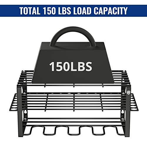 WORKPRO 150LBS Power Tool Organizer, Wall Mounted Drill Storage Rack