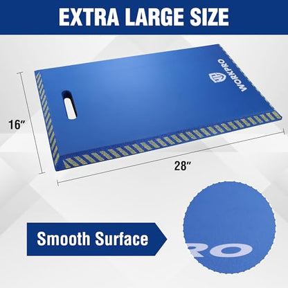 WORKPRO Extra Thick Kneeling Pad, Soft NBR Foam Knee Cushioning for Knees - color: Blue