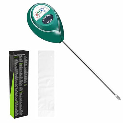 XLUX Plant Soil Moisture Meter, for Indoor and Outdoor use, Battery-Free - color: Green