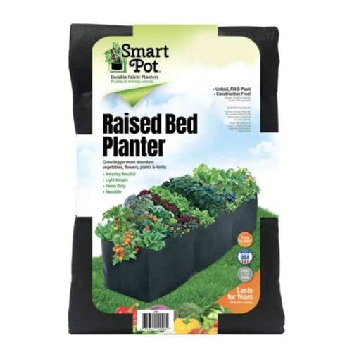 Park Seed Smart Pot Raised Bed Fabric Planter, 8 Feet - size: 8 feet, style: Round Raised Bed