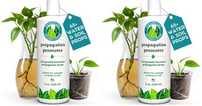 Houseplant Prop Drops – Rooting Hormone for Cuttings & Propagation Promoter | Root Growth Hormone & Root Stimulator | Supports Faster Root Development in Water & Soil Propagation | 8 oz (Pack of 2) - size: 8 ounces (Pack of 2)