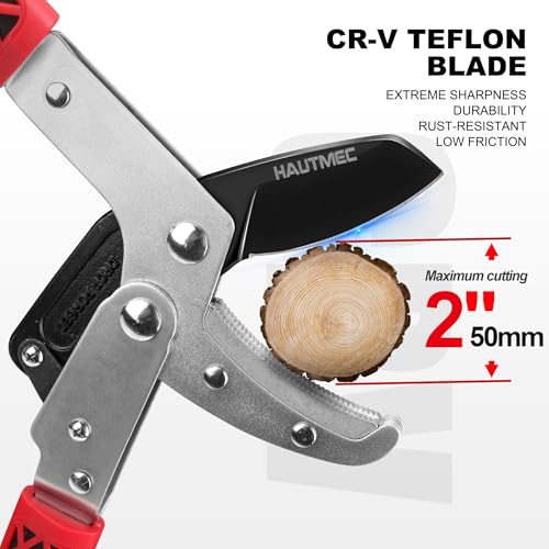 HAUTMEC Replacement Blade for Telescopic Anvil Loppers HT0149, CR-V Steel, Low-Friction Teflon Coating, HT0460 - color: Replacement Blade