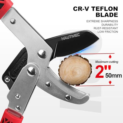 HAUTMEC Replacement Blade for Telescopic Anvil Loppers HT0149, CR-V Steel, Low-Friction Teflon Coating, HT0460 - color: Replacement Blade