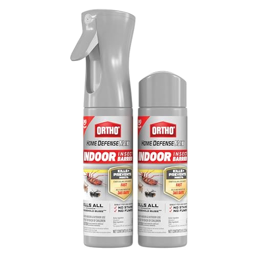 Ortho Home Defense Max Indoor Insect Barrier, 9 fl. oz. with Refill - color: Flairosol + Refill