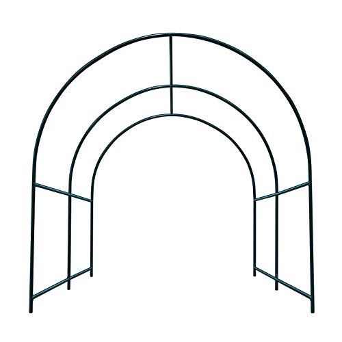 YardGrow Large Garden Support Arch Frame Climbing Plant Arch Arbor for Various Climbing Plant Roses Vines Birthday Wedding Party Decoration Pergola Frame (8.2 x 7 x 7.2ft) - size: 8.2 x 7 x 7.2ft