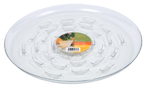 Plastec SS016 Super Saucer for Planters, 16-Inch (P56 SS016) - size: 16