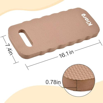Garden Kneeling Pad 2 PCS, Thick Foam Kneeling Pad, Comfortable, Waterproof Knee Mat for Gardening, Cleaning, Baby Bathing, Yoga, Camping, and Auto Repair.16.1" x 7.4" x 0.78"