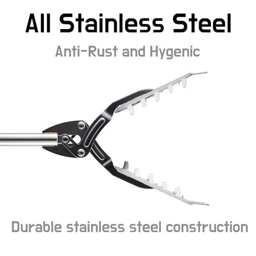 FTH Premium Stainless Steel Grabber Reacher Pickup Tool Heavy Duty 49 inch - size: 49 Inch