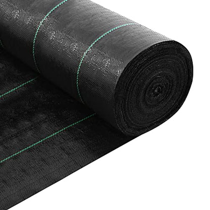 Driveway Fabric, 13x115 ft Commercial Weed Barrier, Heavy Duty 5oz French Drain Fabric for Erosion Control, Landscape Projects - size: 13 x115 ft-5OZ