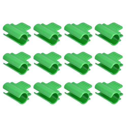 uxcell Greenhouse Clamps for 3/4" PVC Pipe, 20pcs Greenhouse Film Clamps Shading Net Rod Clip Garden Hoops for Row Cover, Greenhouse Plastic Sheeting - size: 3/4"