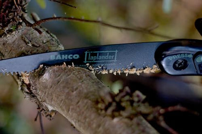 Bahco BAH396LAP Laplander Folding Saw, 7-1/2" Blade, Ergo Grip, Green