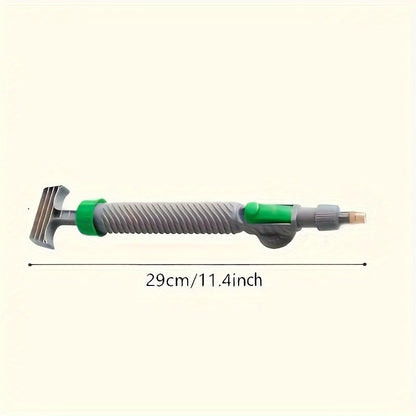 High-Pressure Manual Sprayer with Adjustable Nozzle for Gardening & Farming - color: Green