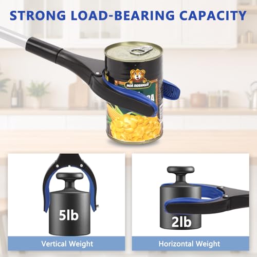 2-Pack Grabber Reacher Tool, 36" Foldable Trash Picker Upper - color: Blue, size: 36"