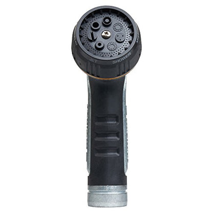 Melnor XT451 Heavyweight Metal 7-Pattern Nozzle, 1-(1 Pack), Basic - style: 7-Pattern
