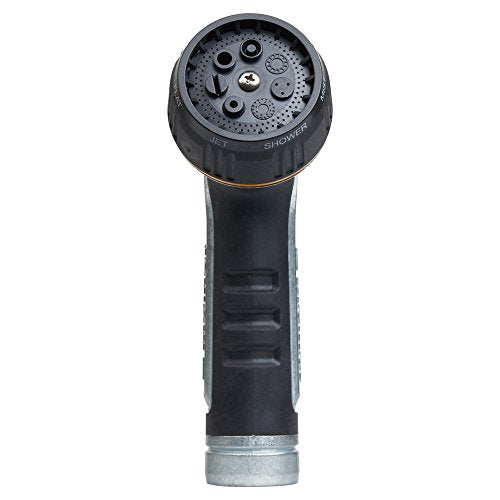 Melnor XT451 Heavyweight Metal 7-Pattern Nozzle, 1-(1 Pack), Basic - style: 7-Pattern