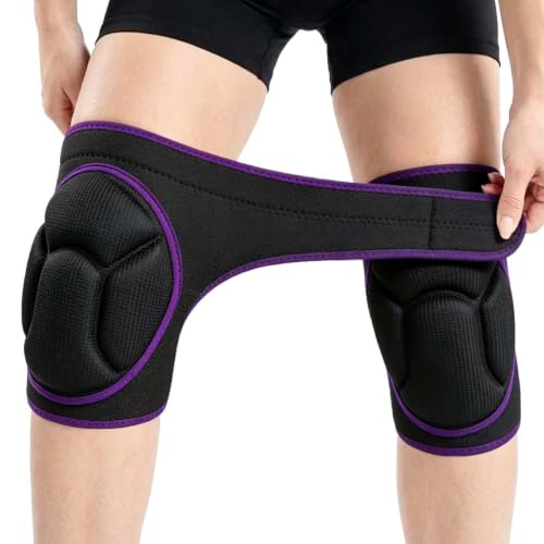 Garden Knee Pads for Adult, Adjustable Kneeling Pad for Women, Purple Large - color: Purple, size: Large