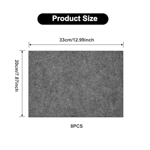 8 Pcs 24-Cell Replacement Capillary Mats for Seed Starting - size: 8 Pcs 24-Cell