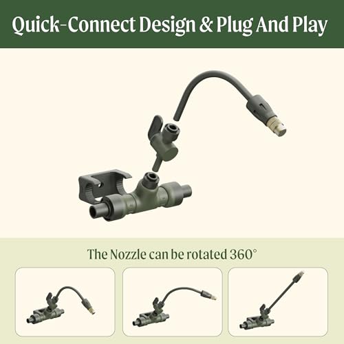 Vego Garden Irrigation Kit - Drip Irrigation System for Raised Garden Beds, Efficient Watering Solution for Vegetables, Flowers, and Plants, Easy DIY Installation (Large) - size: Large