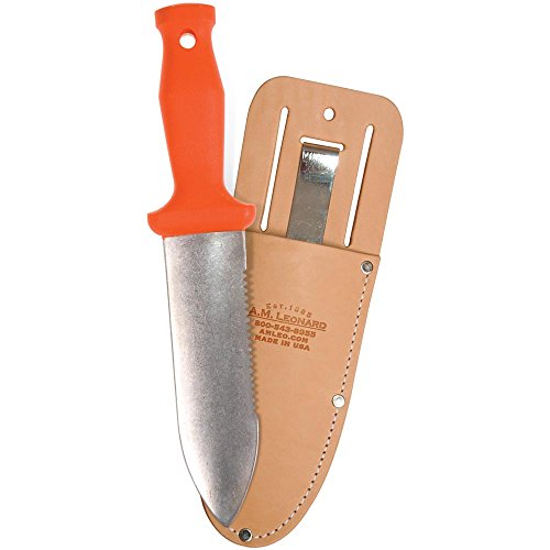 A.M. Leonard Classic Soil Knife & Leather Sheath Hori Hori 6-Inch Blade