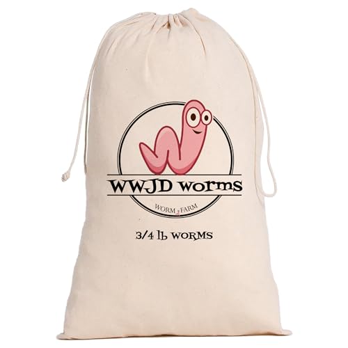 Red Wigglers Composting Worms, 3/4lb Red Worms for Composting for Gardens - size: 3/4lb