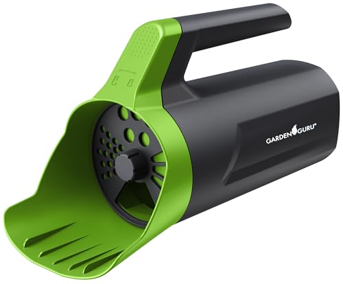 Garden Guru Handheld Seed Spreader Shaker – Multi Use Grass Seed, Fertilizer, Salt, Ice & Snow Melt Spreader – Adjustable Twist Cap w Multiple Size Openings – Lightweight 1L Capacity Hand Seeder - size: 1 Pack