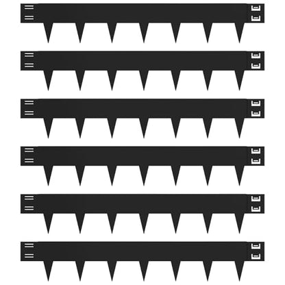 Metal Landscape Edging 6 Pack,40'' L x 6'' H - size: 6 inch